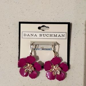 Dana Buchman Flower Earrings
